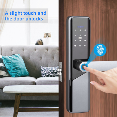 Fechadura da porta esperta da impressão digital da segurança da liga de alumínio para o apartamento da casa