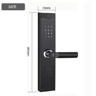 Fechadura da porta Keyless 304 da impressão digital de Digitas da emergência do porta usb de aço inoxidável