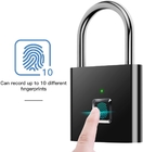 Cadeado de impressão digital sem chave à prova d'água anti-roubo de segurança digital portátil para armário de academia