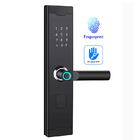 Porta de carregamento USB Fechadura de porta com impressão digital para casa Fechadura de porta sem chave com App TT Lock