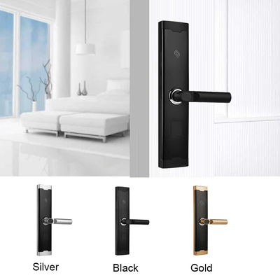 Fechaduras de porta de cartão inteligente de hotel de cor dourada de aço inoxidável para escritório de apartamentos de hotel
