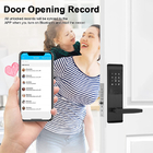 Três cores opcional Password Apartamento Smart Door Lock com TTlock App