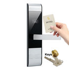 Fechaduras da porta do cartão do hotel 4.8V das fechaduras da porta do cartão chave do hotel do RFID baixas