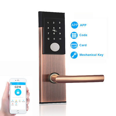 Aplicativo de bloqueio de tela táctil TTlock Smart Keypad Door Lock para Apartment Home Office