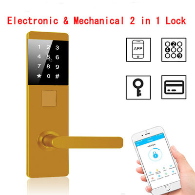 4 maneiras de desbloquear Password App Fechadura digital de porta sem chave para apartamento Home Office