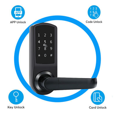 4 cores opcional Deadbolt Smart Password fechaduras de porta com TTlock App