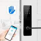 Cores pretas Bluetooth TTlock Password Fechaduras eletrônicas de portas inteligentes para apartamentos
