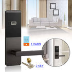 Liga de alumínio das fechaduras da porta de Smart do hotel da chave de cartão do RFID com software livre da gestão