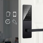 TTlock de cor preta fechaduras de porta controladas por aplicativo Bluetooth para escritório em casa