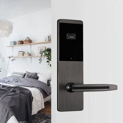 ANSI Mortise Zinc Alloy Hotel Smart Door Lock com cartão Swipe