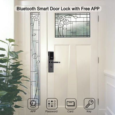 Aço inoxidável 6068 Mortise TTlock App controlada fechadura de porta com teclado inteligente