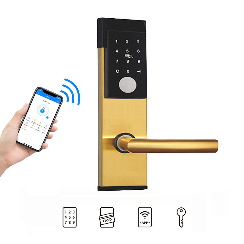 Fechadura da porta esperta do apartamento do App do FCC TTlock Tuya do CE com o teclado numérico eletrônico do toque