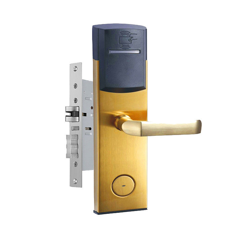 ANSI Standard Mortise Key Card Hotel Smart Door Locks com Software de PC Gratuito