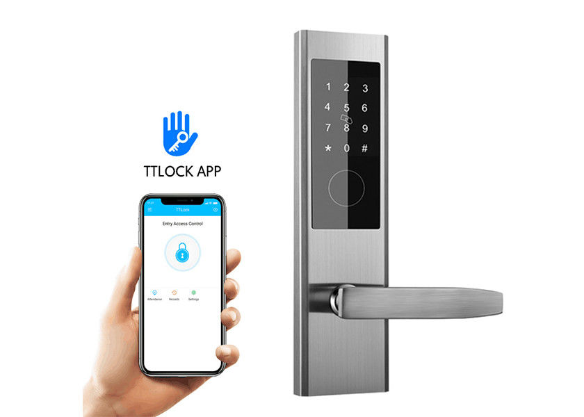 Sistema biométrico esperto da fechadura da porta da fechadura da porta M1 do apartamento do alarme da calcadeira